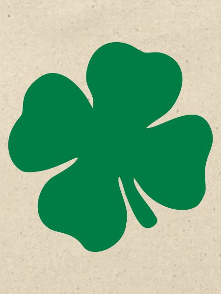 Trèfle complètement vert