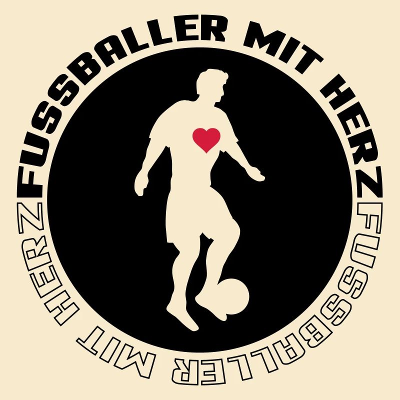 Fussballer mit Herz