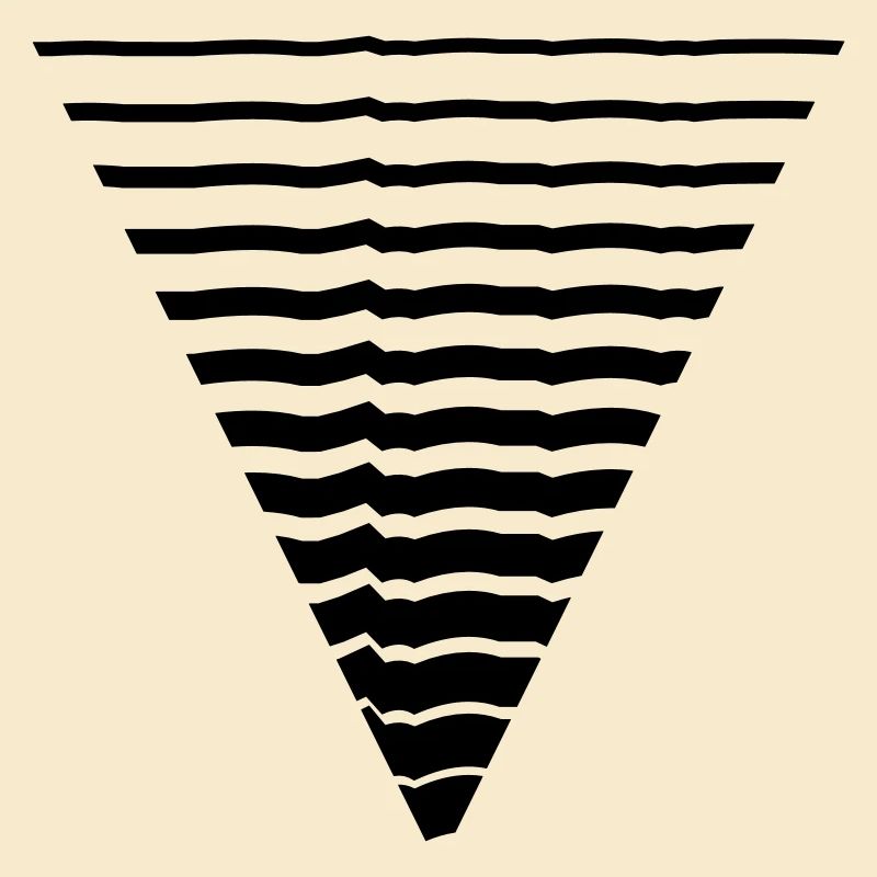 Lignes de nombreux motif de forme triangle strokes