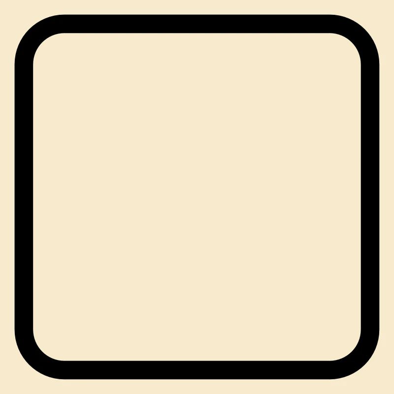 Square with round corners Template for editing