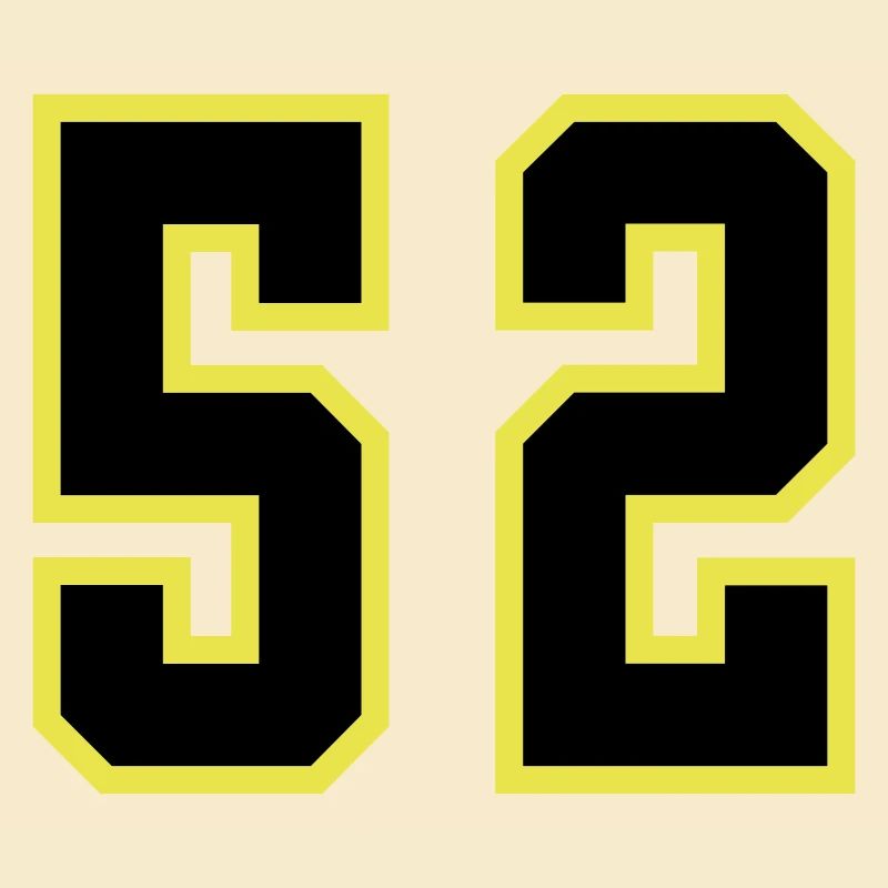 Justaucorps à 52 chiffres