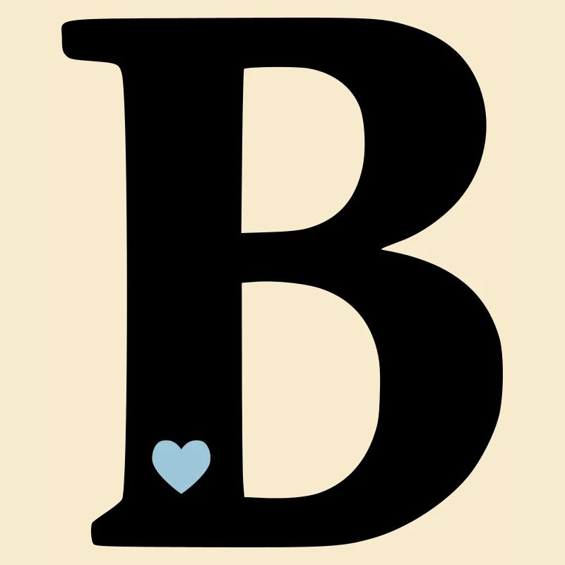 Buchstabe B Anfangsbuchstabe