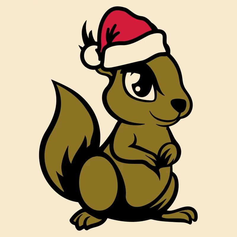 eichhörnchen comic tier weihnachten