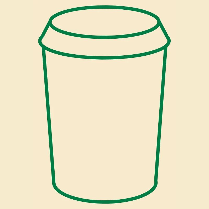 Einfache Kaffeetasse