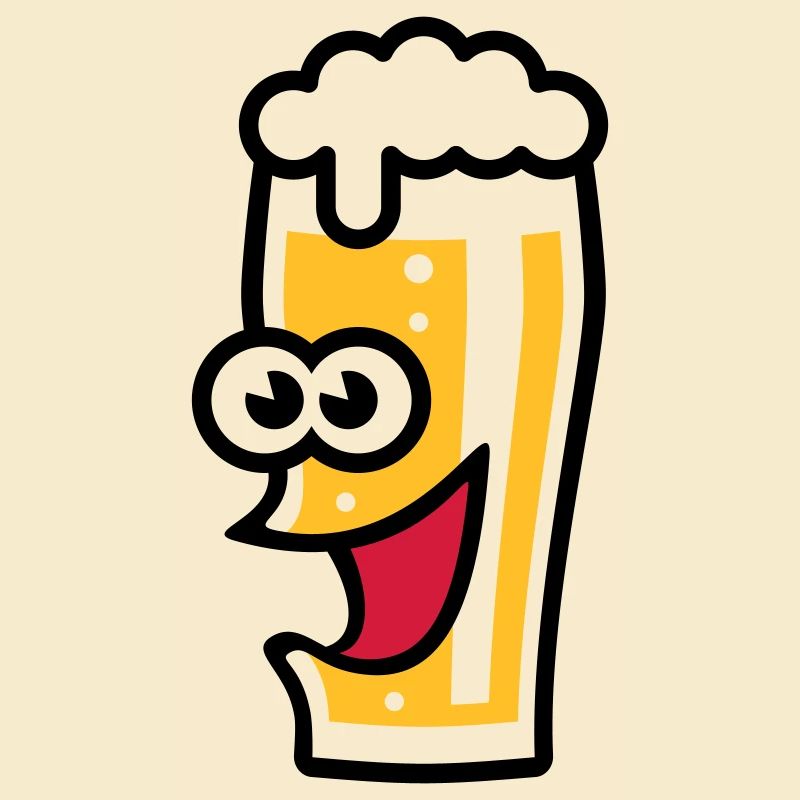 Funny Beer Glass (Beer Drinker / Pale Ale / 3C)