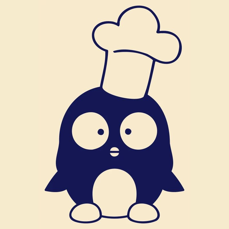 Penguin Kitchen Chef Hat Cuisine
