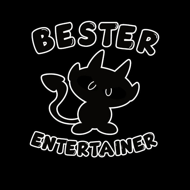 cooles bester Entertainer Design mit Teufelchen