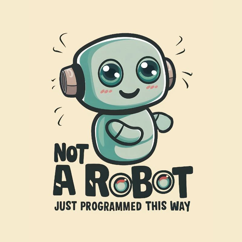 Not a Robot, Just Programmed This Way