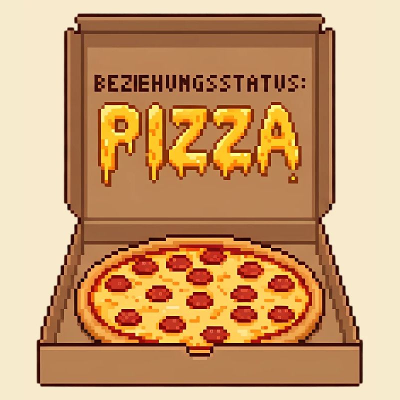 Statut relationnel Pizza célibataire Saint-Valentin