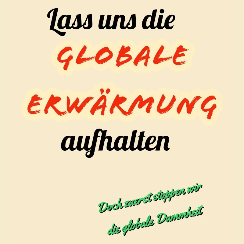Global Warming Parody Design