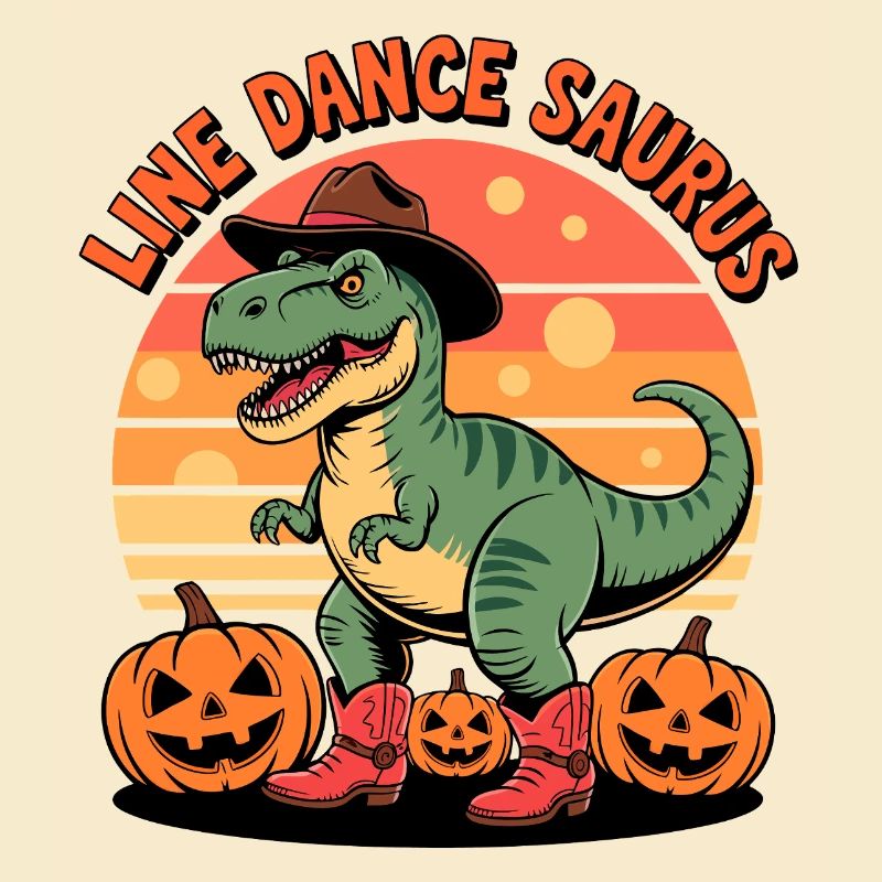 LineDance Saurus Halloween