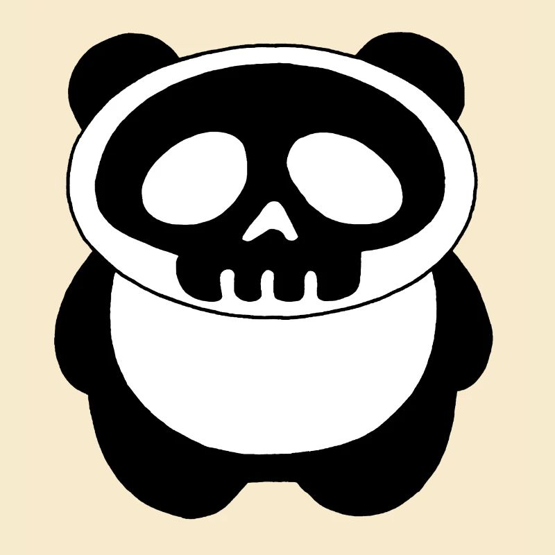 Panda skull