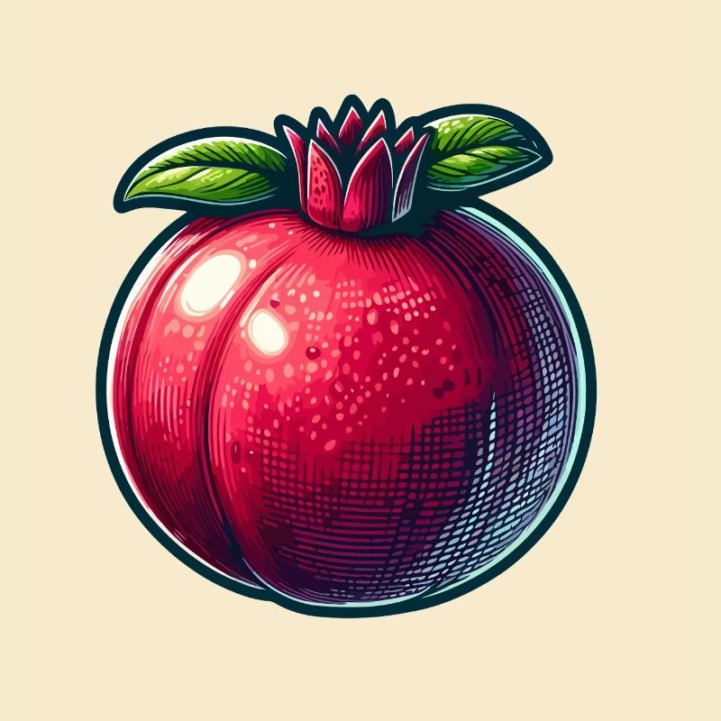 Pomegranate with Bright Modern Patterns