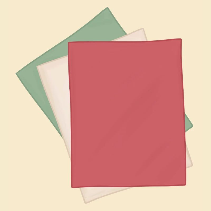 Pastel Paper Stack