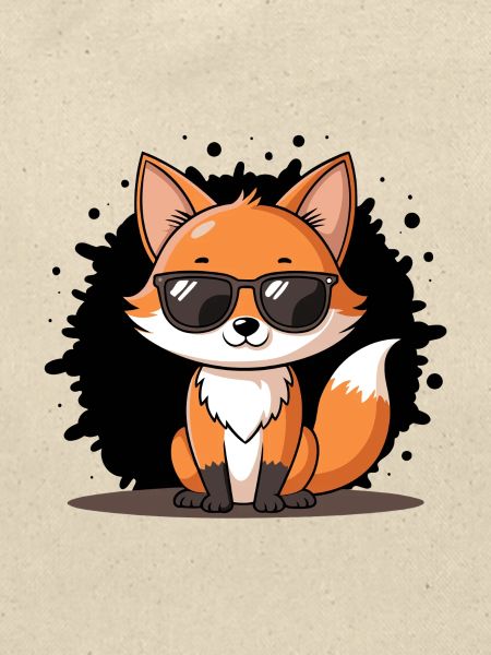 Chic Fox Schwarze Brille
