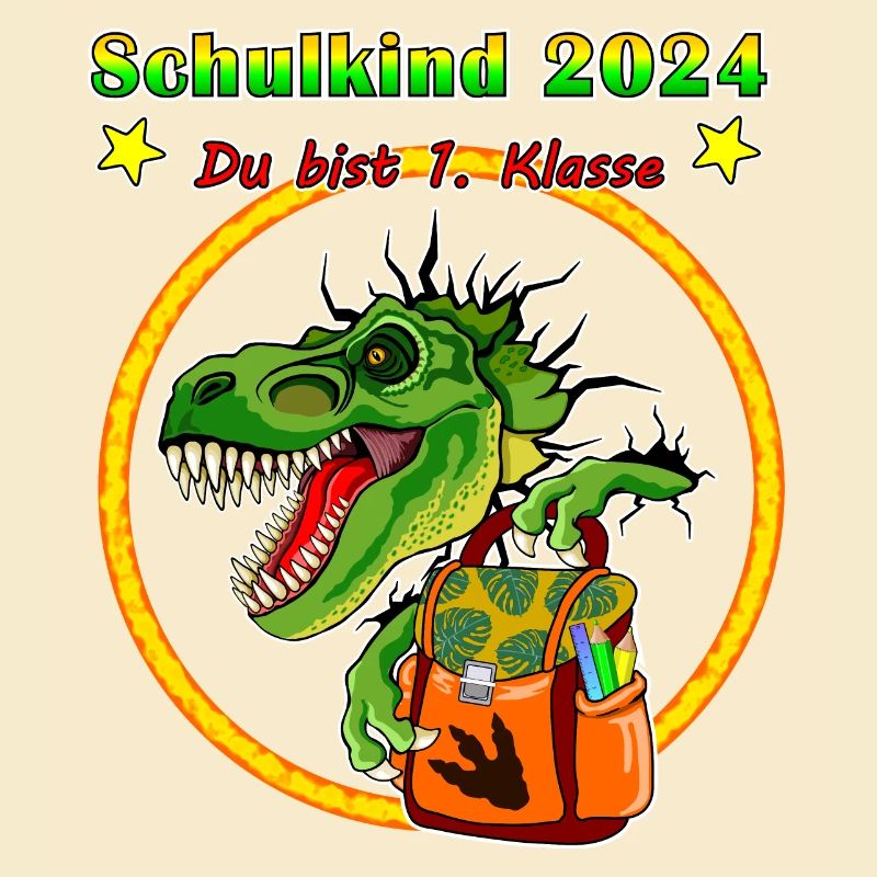 Schulkind Einschulung 2024 TRex