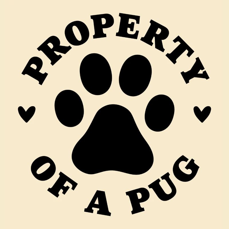 Eigentum eines Mops