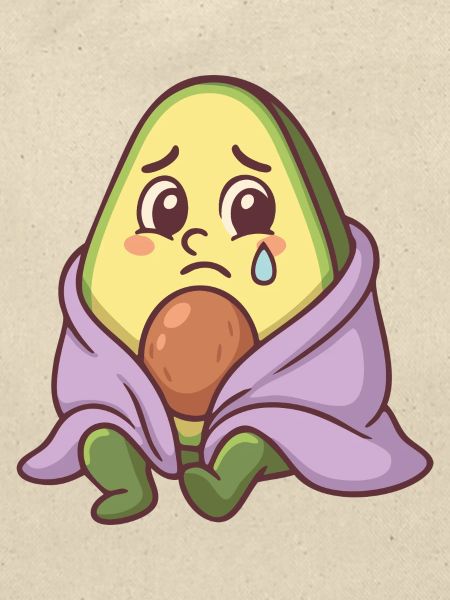 Avocat triste