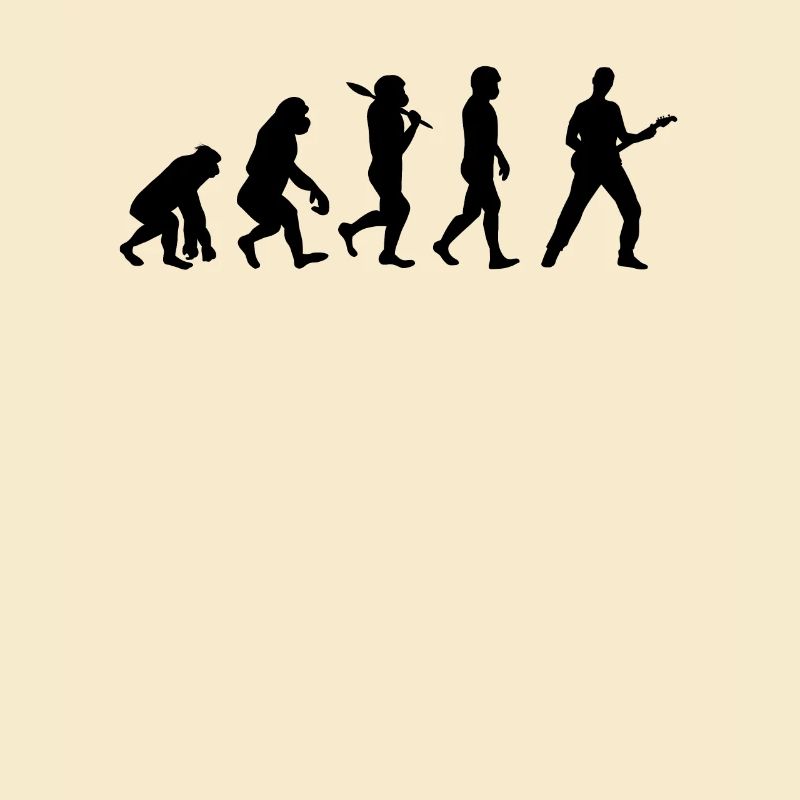 Musik Gitarre Evolution Geschenkidee