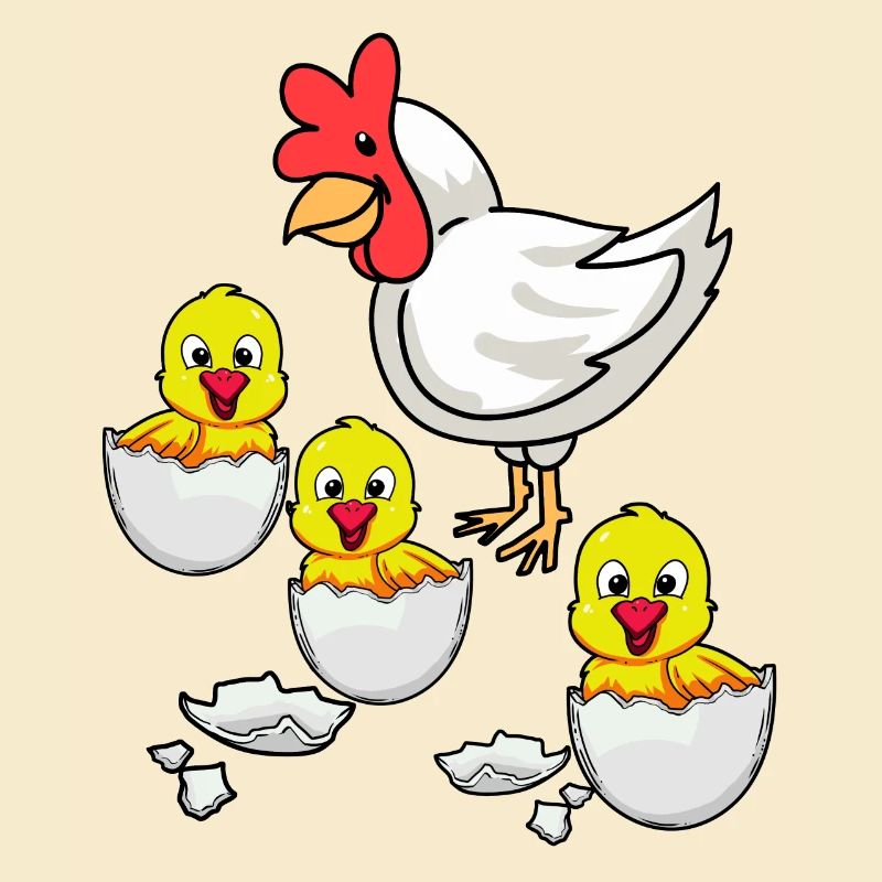 Eggshell Chick Chicken Chickens Easter Chicken Egg