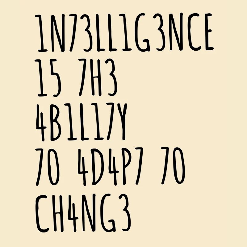 Intelligence funny saying