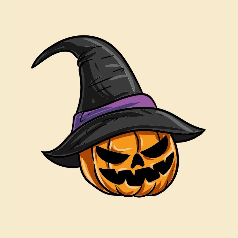 Pumpkin Witch Hat