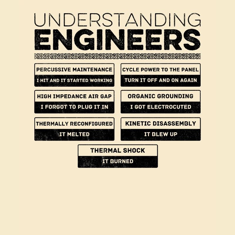 Comprendre les ingénieurs - Cool Sarcastic Engineer