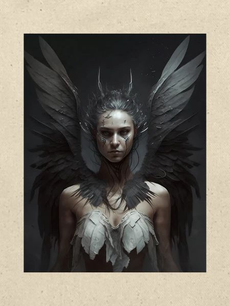 Dunkler Gothic Engel