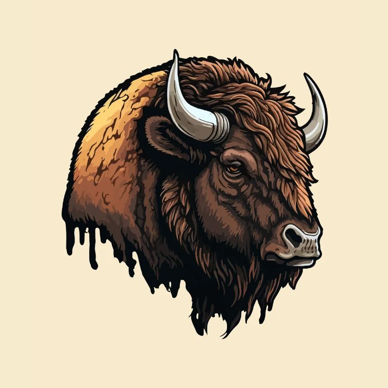 Large bison