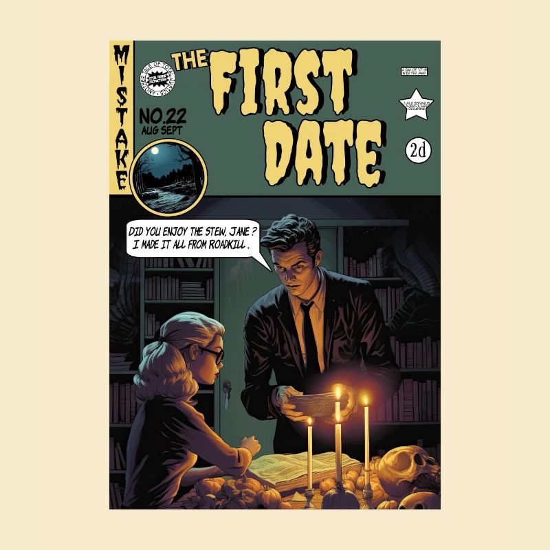 Retro Horror Comic - Le premier rendez-vous
