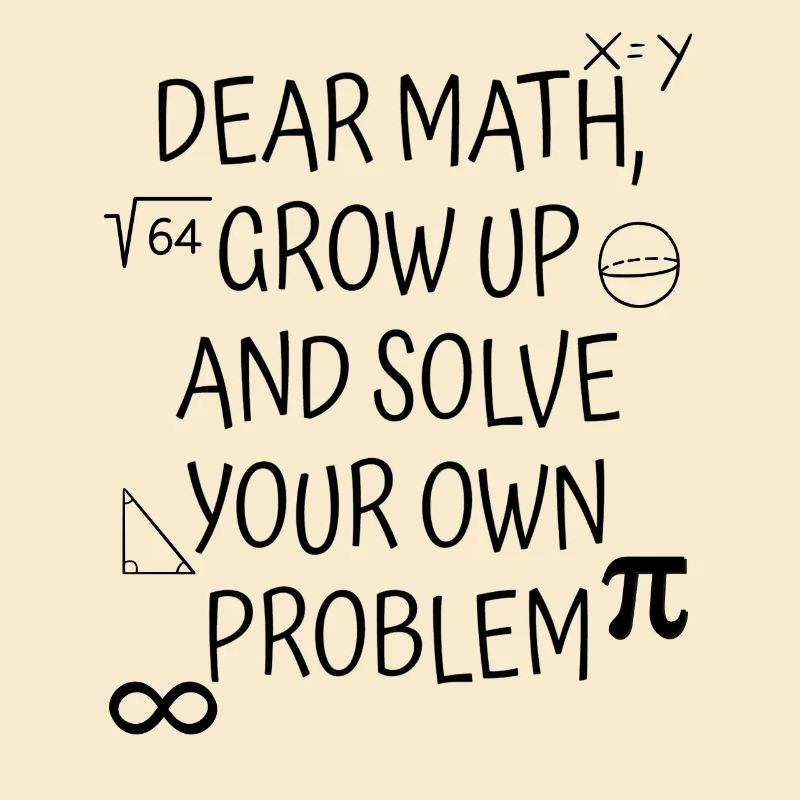 Math Saying Math Teacher Funny Student