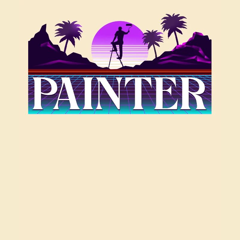 House Painter Decorator Retro 80s