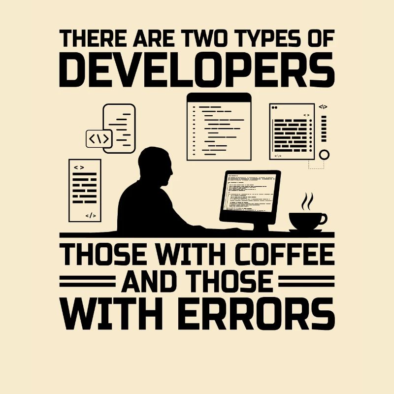 Coffee Coding Programmer Coder Developer Nerd Coff