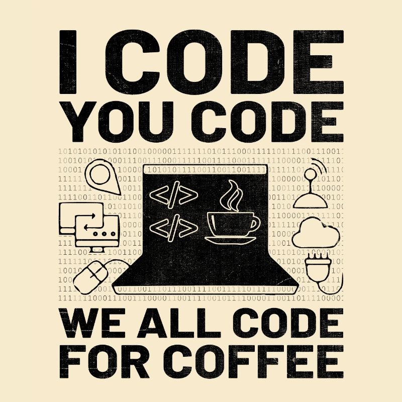 Kaffee-Codierung Programmierer Programmierer Entwickler Nerd Coff