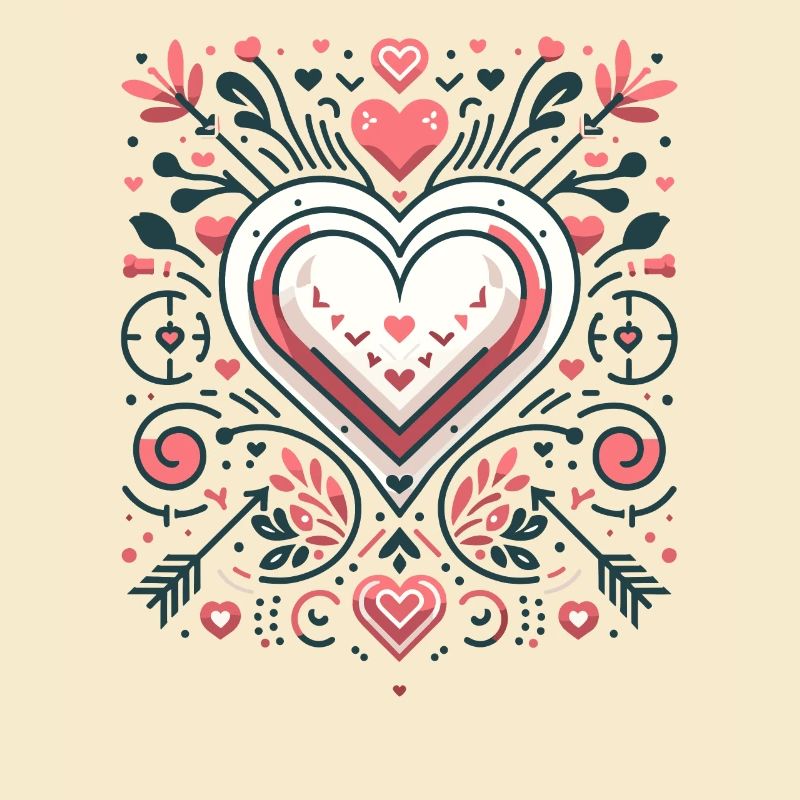 Heart Pattern Minimalist