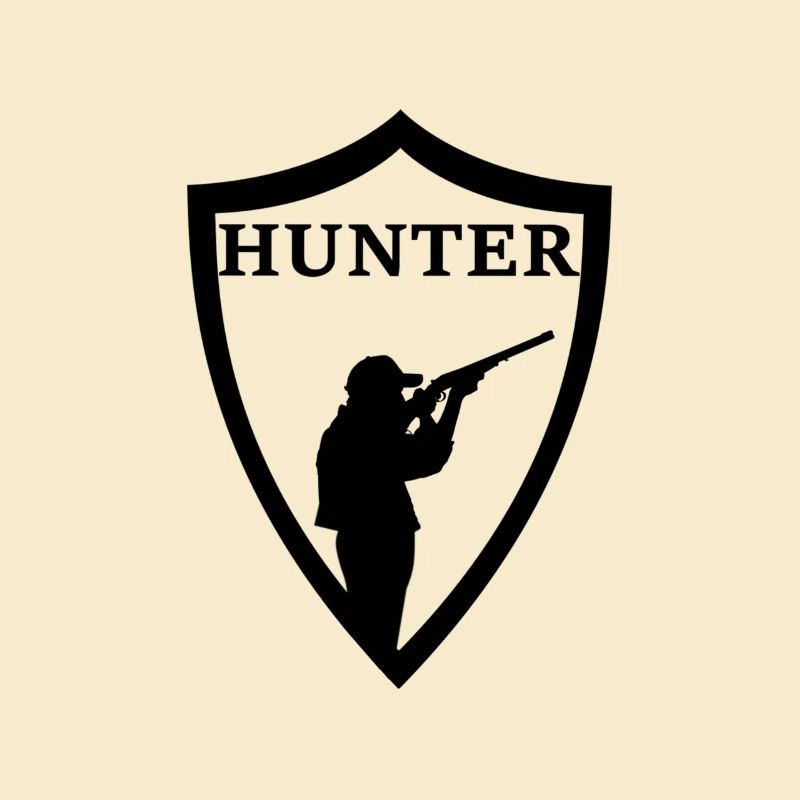 Hunter Abzeichen Jäger Jagd