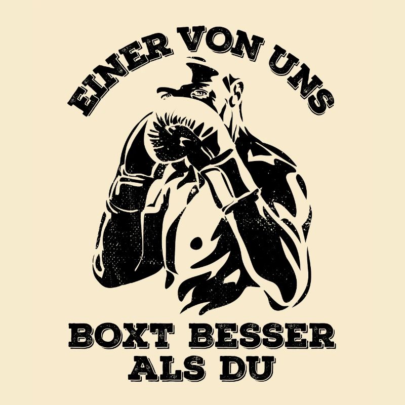 Boxen - einer von uns boxt besser als du