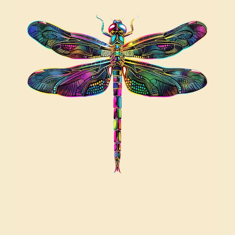 Libellule Libellule Ailes Colorées Libellules Mignonnes
