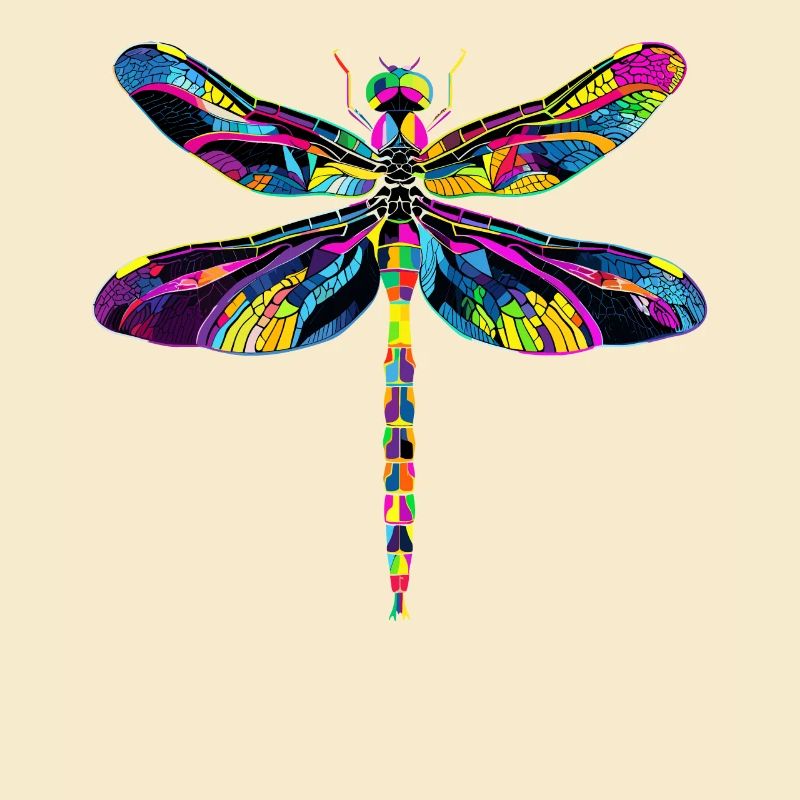 Libellule Libellule Ailes Colorées Libellules Mignonnes