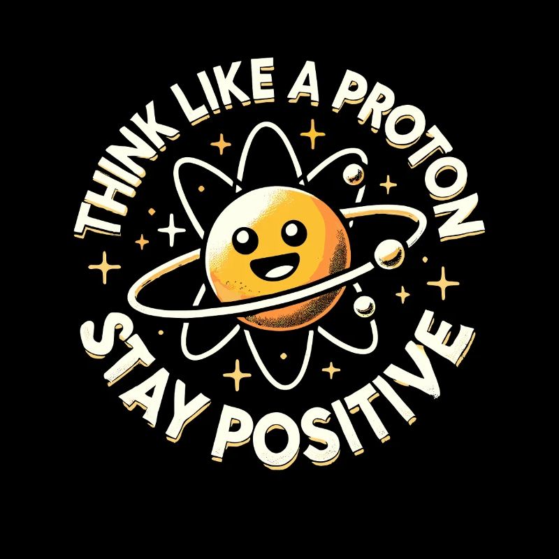 Denken wie ein Proton Positiv bleiben