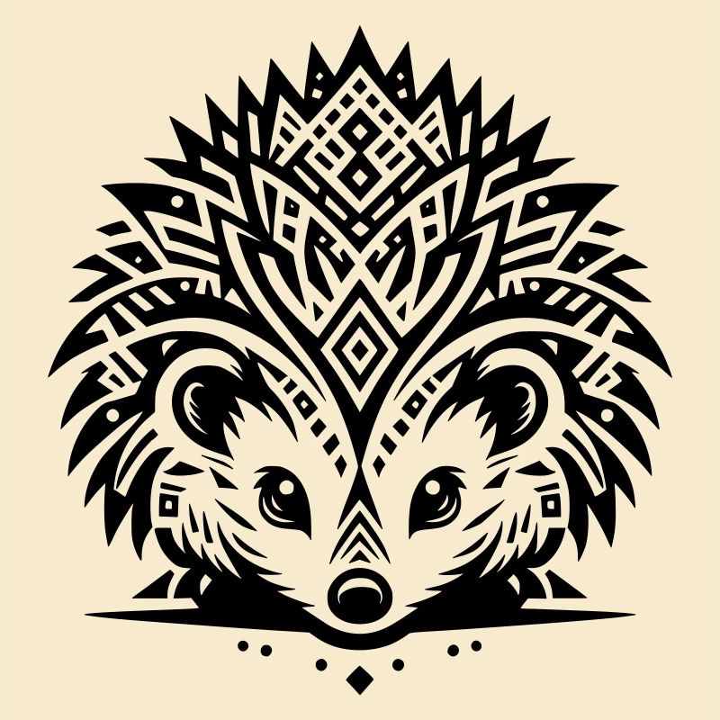 Hérisson tribal