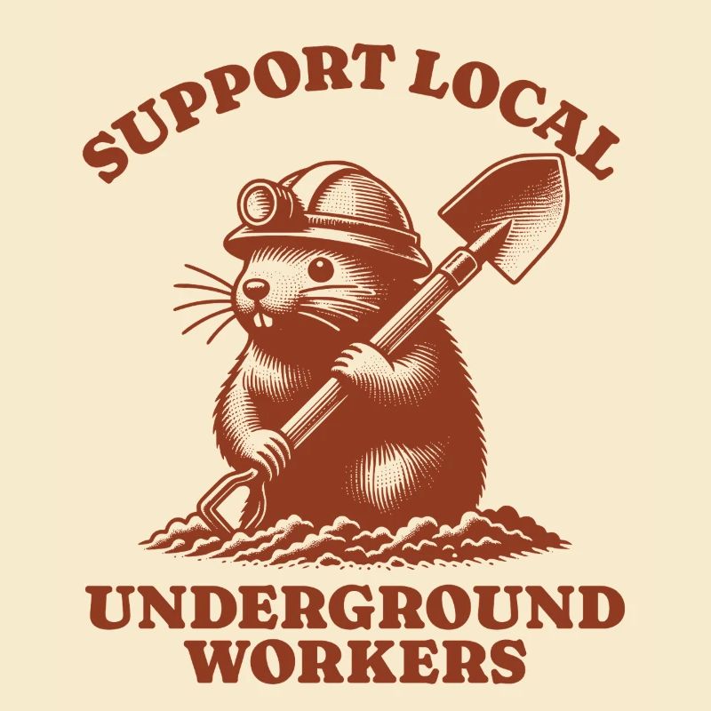 Support Local Underground Workers Lustiges Mole