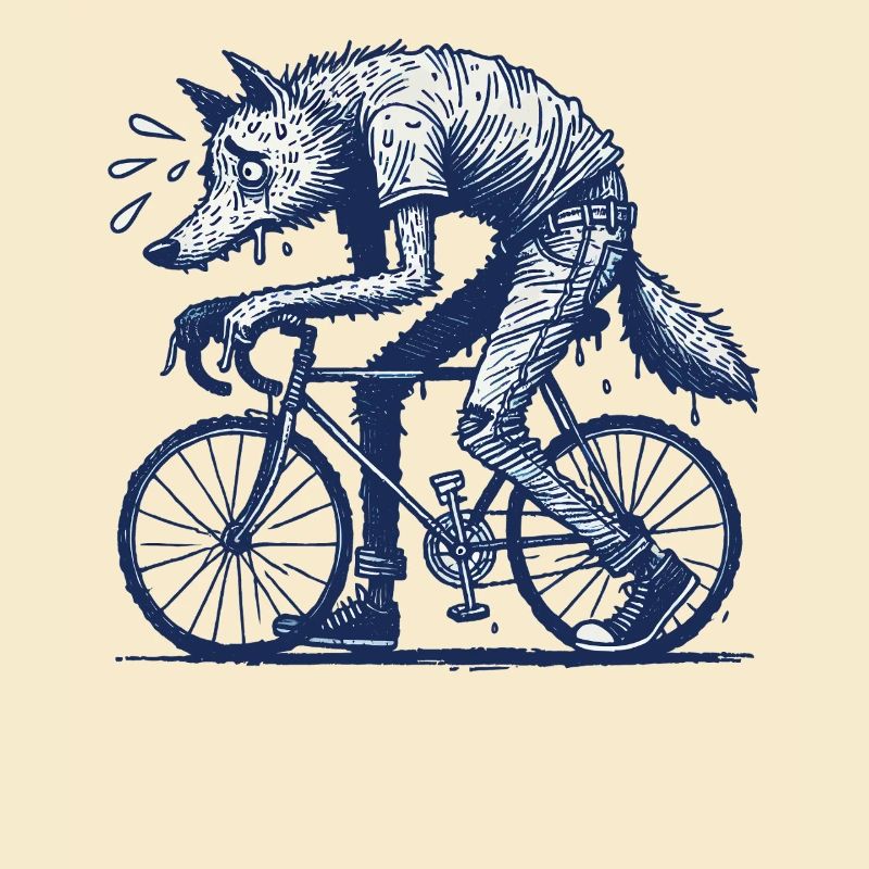 Bicycle Wolf Creative Cycling Design