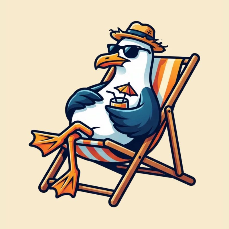 Mouette Lounge de plage