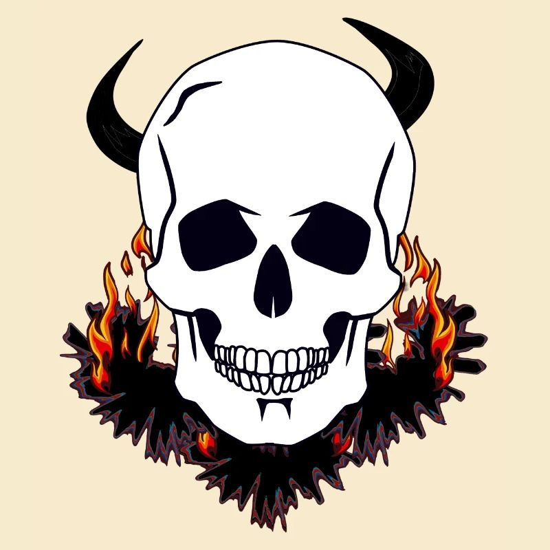 Devil Skull Purgatory Hell Satan diabolical death