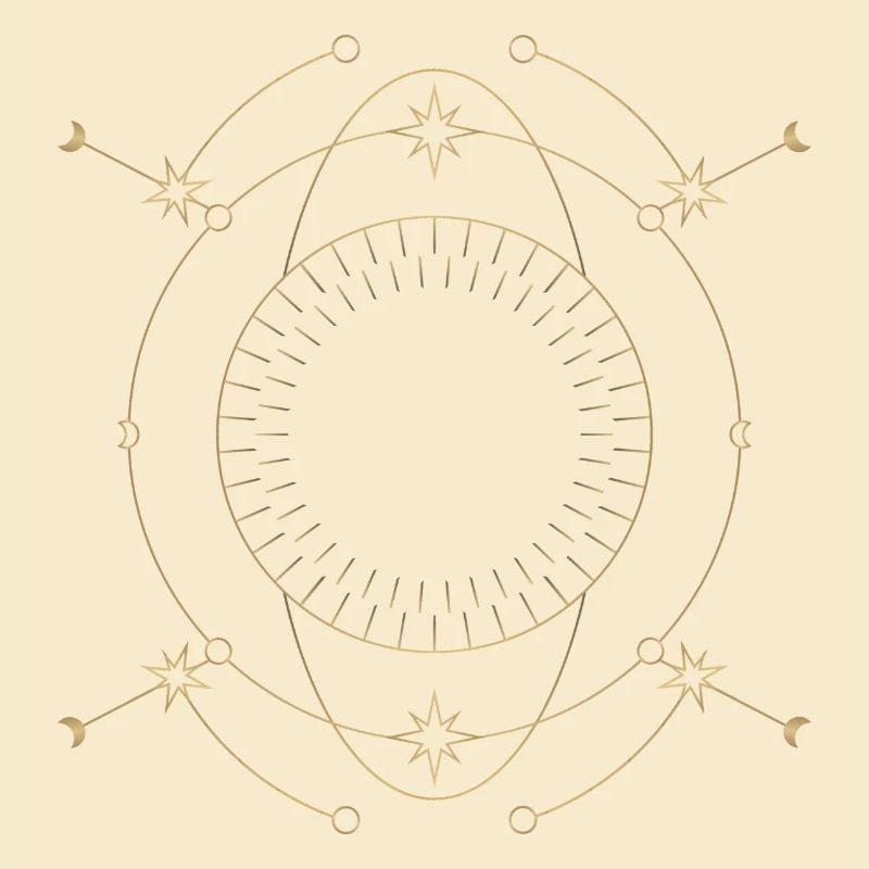 Conception de l’orbite du cercle d’étoile dorée