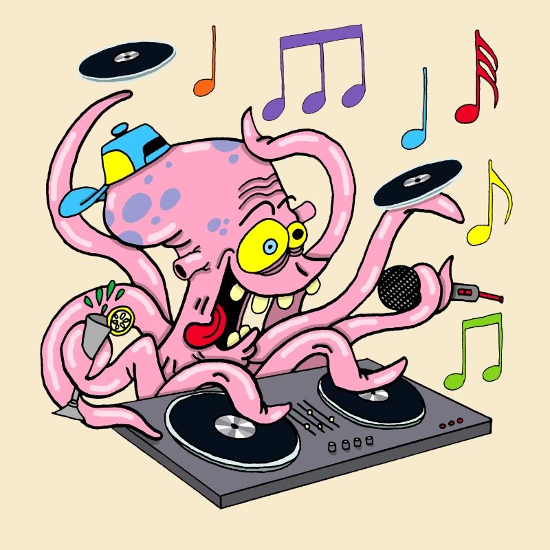 Pieuvre deejay