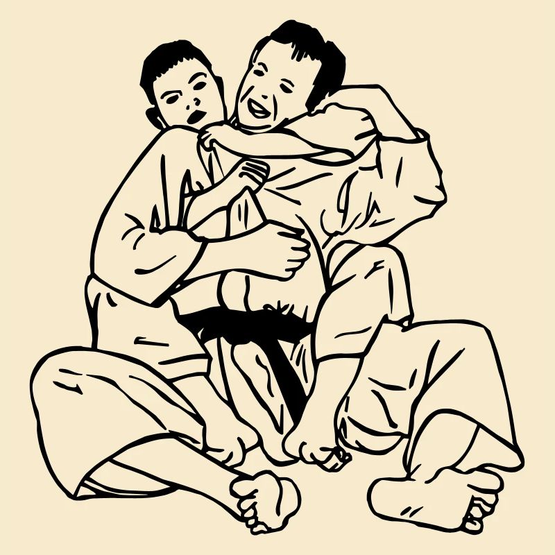 Jiujitsu neck clamp