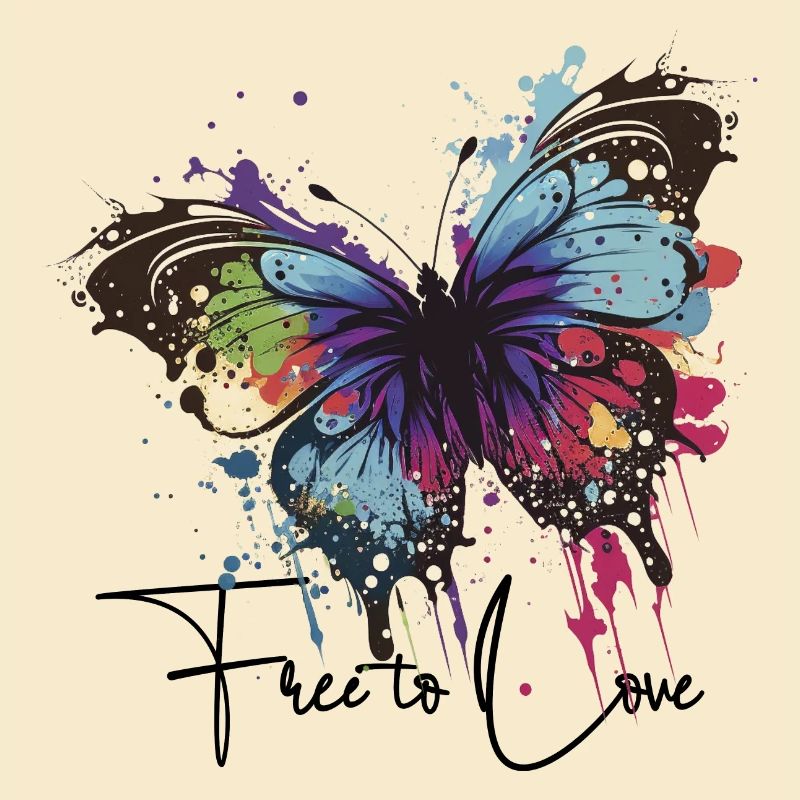 Rainbow Butterfly Splash libre d’aimer