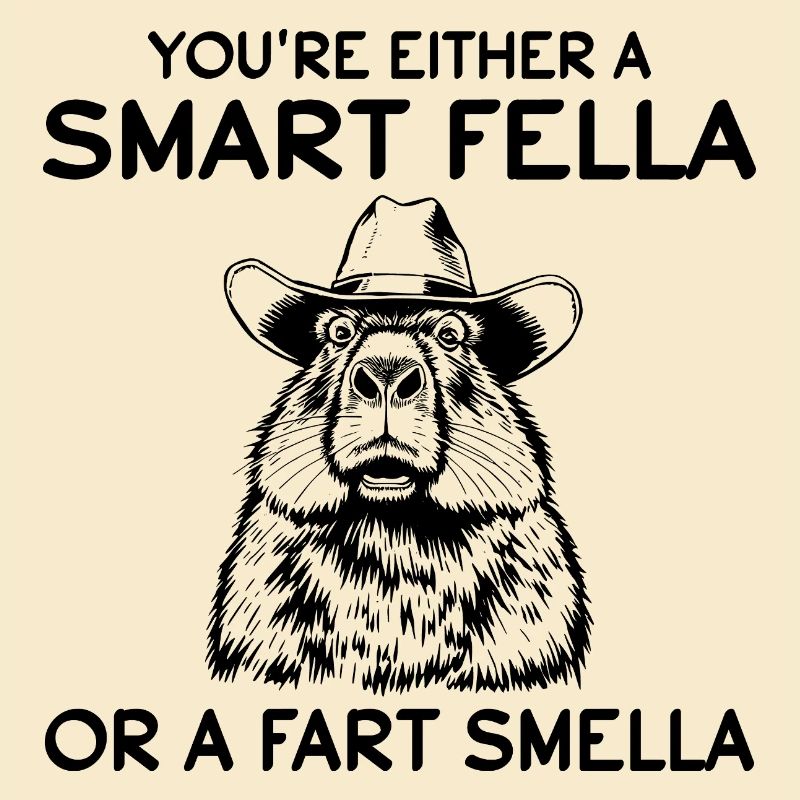 Du bist entweder ein schlauer Kerl oder ein Furzgeruch, der lustig riecht
